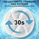 Mini Washing Machine USB Two-way Rotating Turbine Portable Washing Machine For Sock Underwear For Travel Home Business Trip - smartishTrend